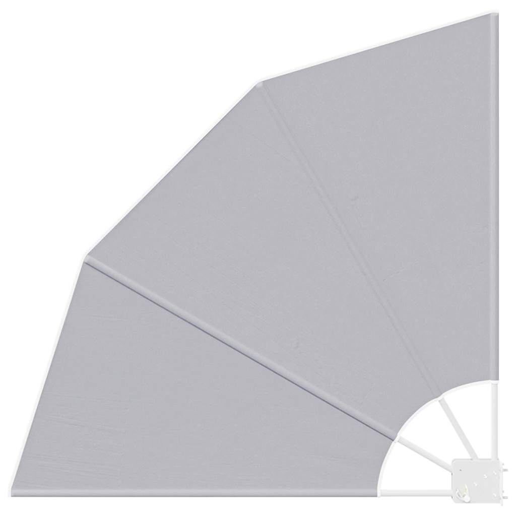Balkon Sichtschutz Grau 115 x 115 cm Polyester