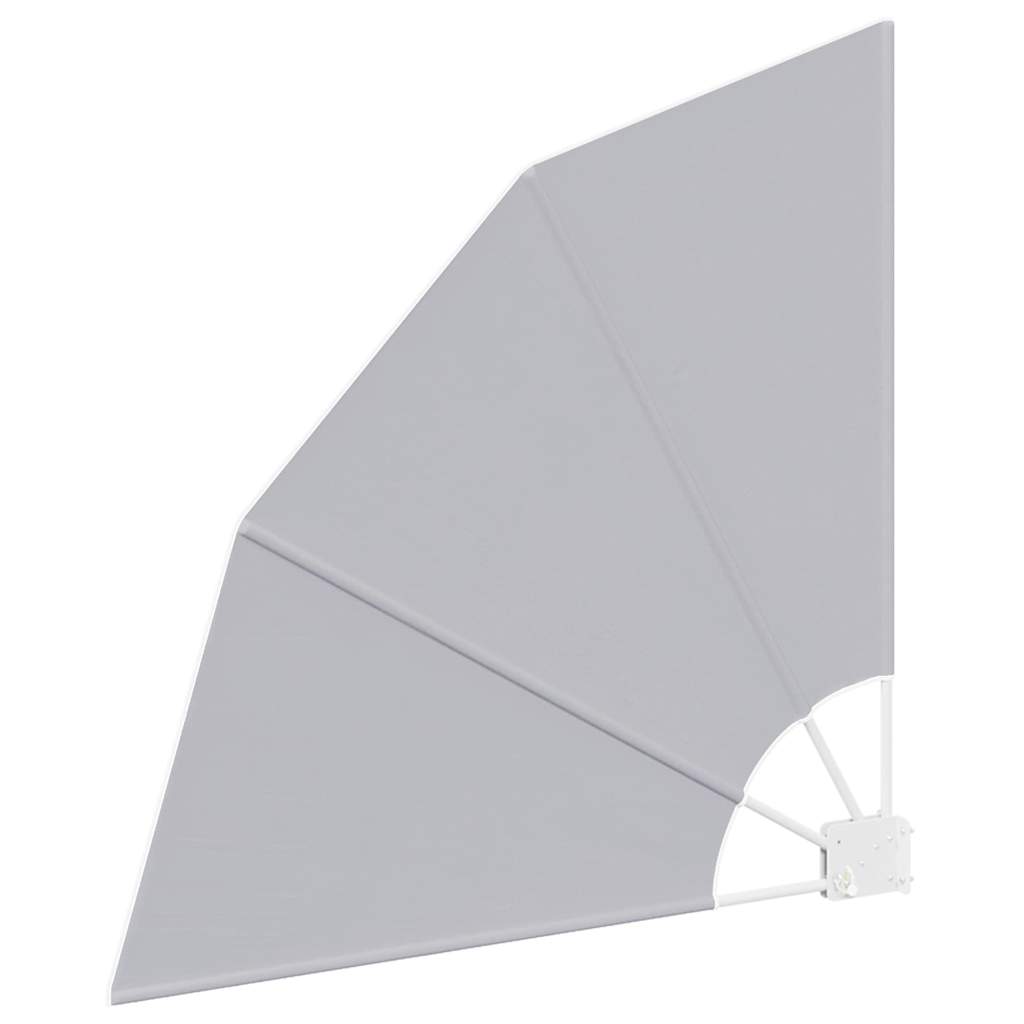 Balkon Sichtschutz Grau 115 x 115 cm Polyester