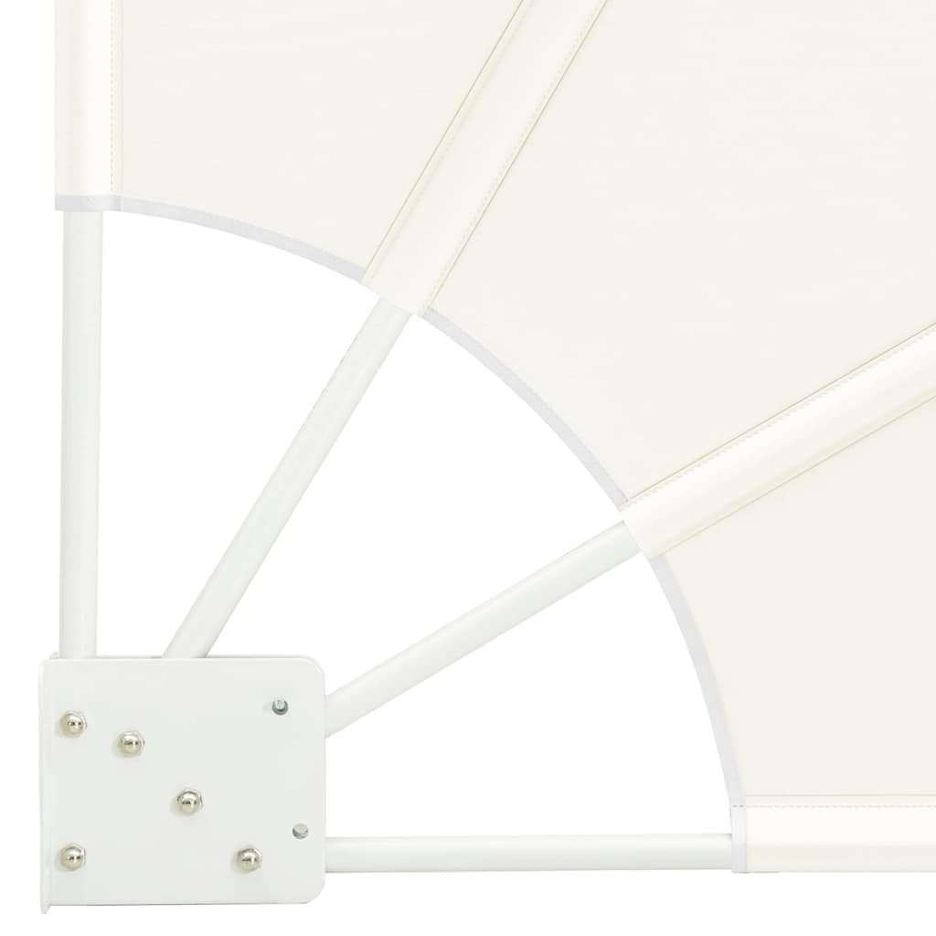 Balkon Sichtschutz Creme 115 x 115 cm Polyester