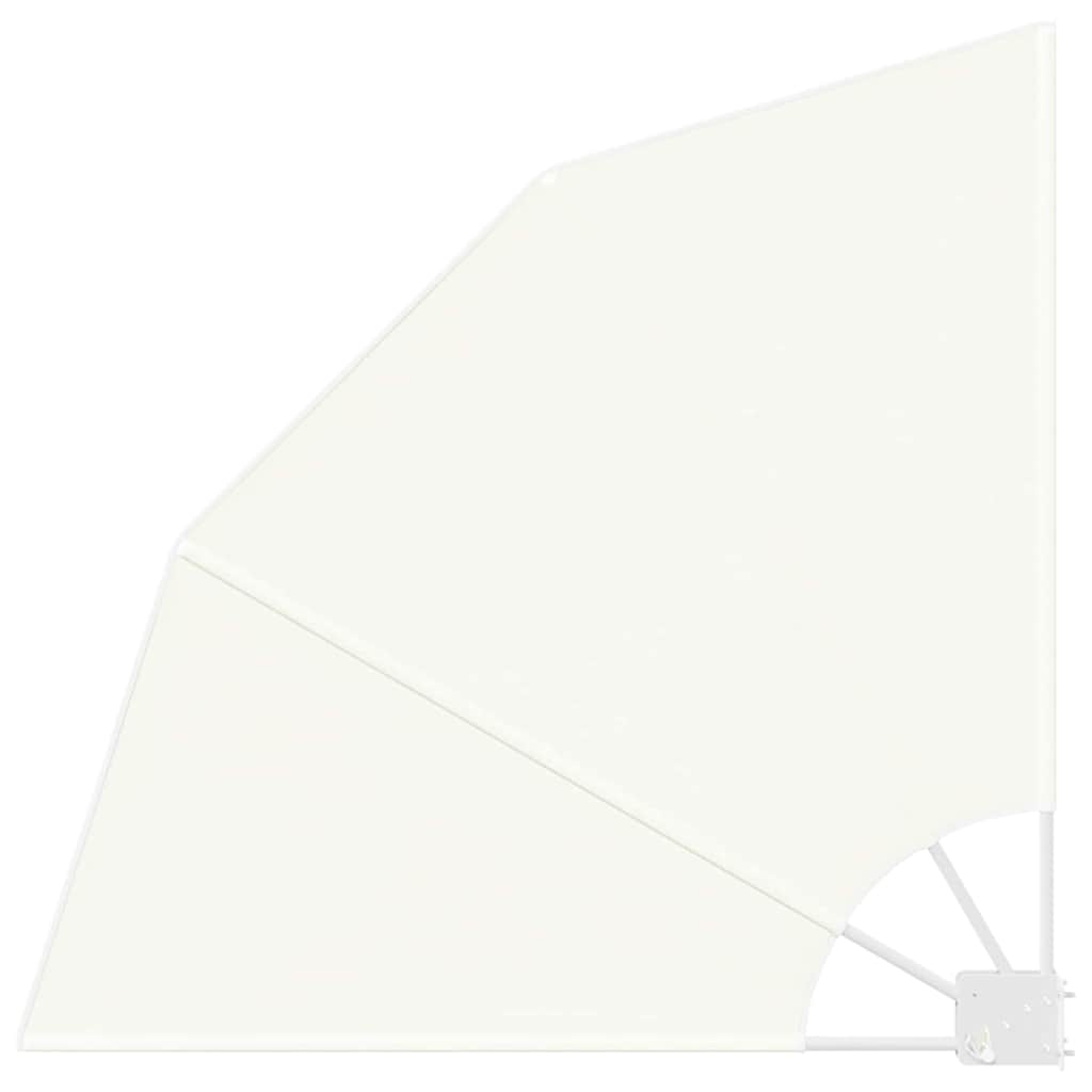 Balkon Sichtschutz Creme 115 x 115 cm Polyester
