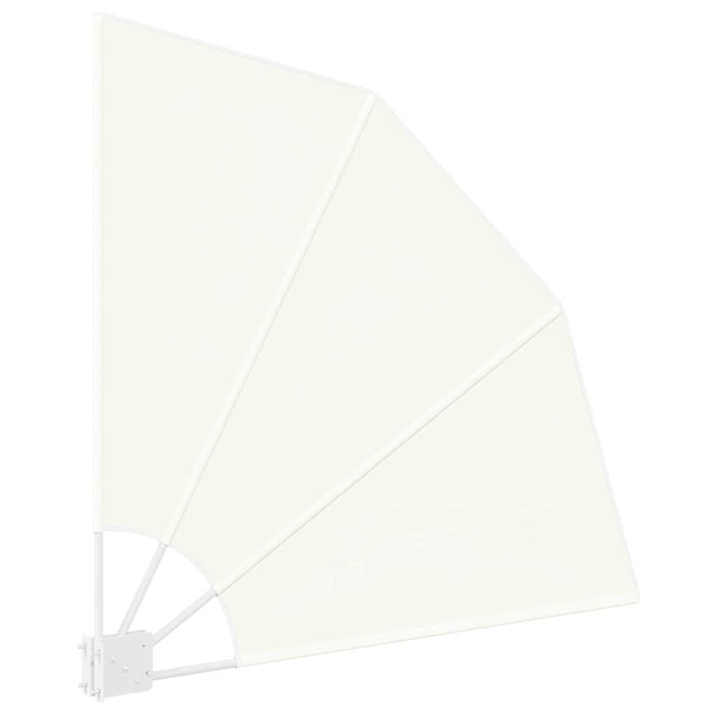 Balkon Sichtschutz Creme 115 x 115 cm Polyester