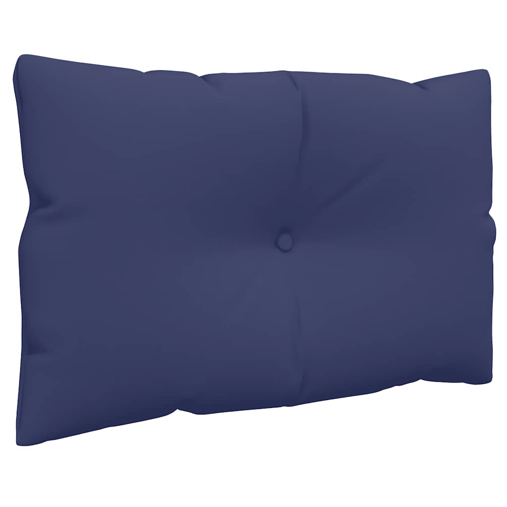 Coussins de palette 3 pcs Tissu Oxford bleu marine