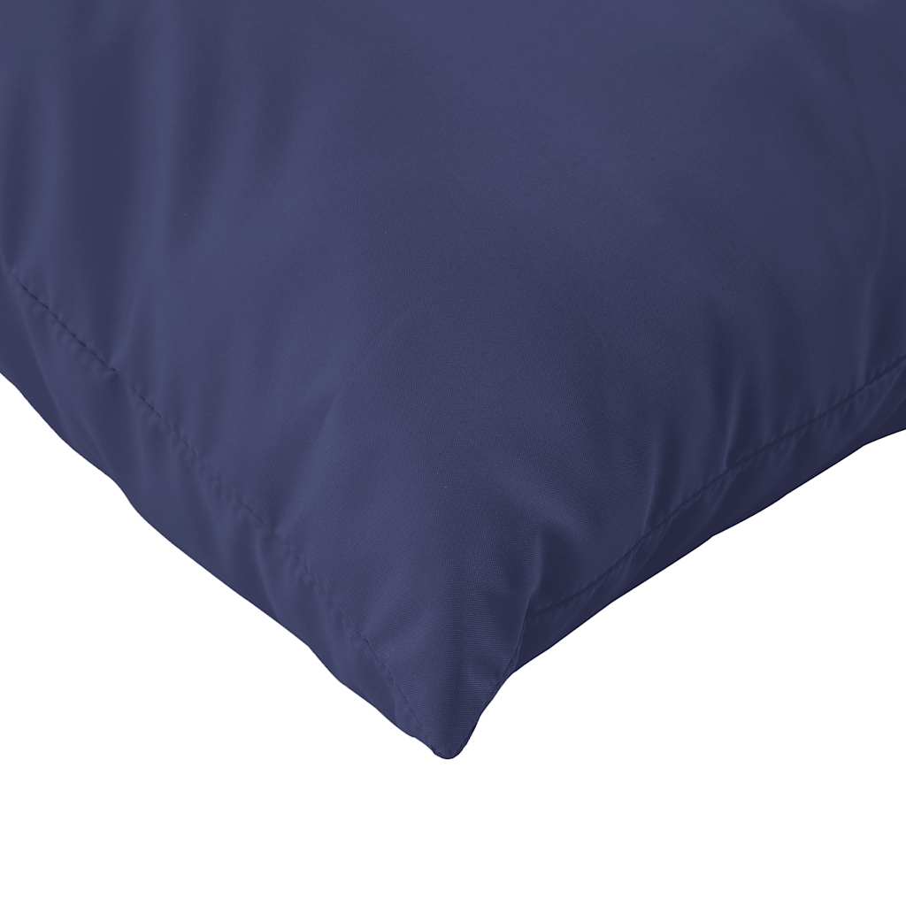 Coussins de palette 3 pcs Tissu Oxford bleu marine