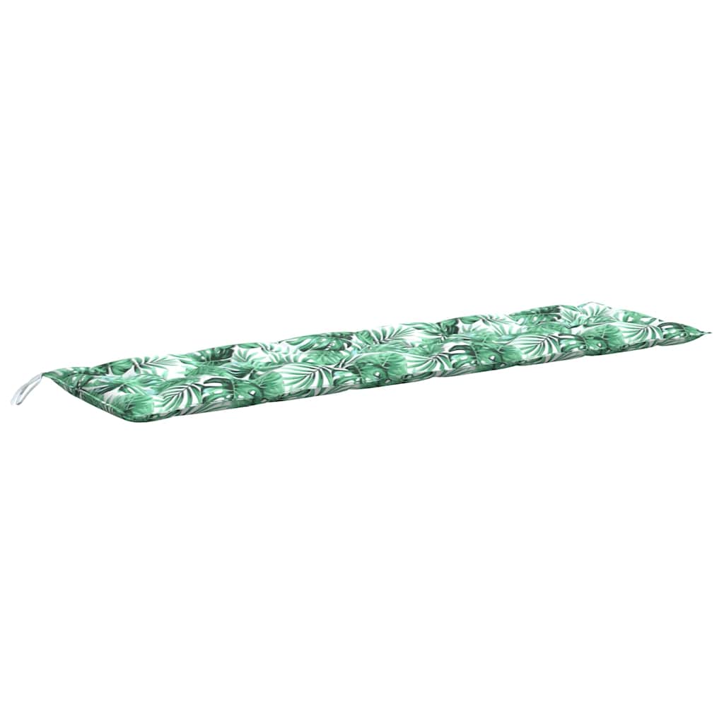 Garden Bench Cushion Leaf Pattern 180x50x7 cm Oxford Fabric