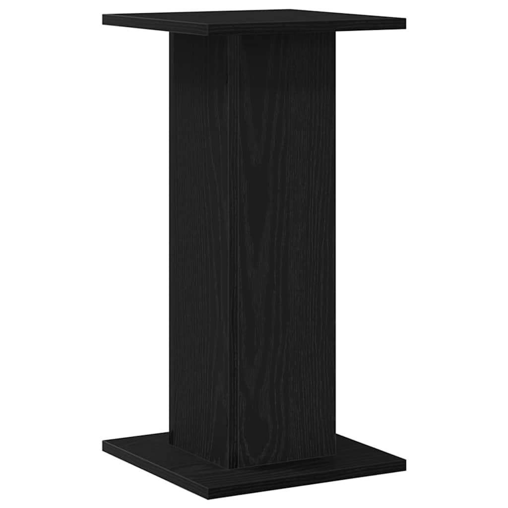Speaker Stands 2 pcs Black Oak Look 30 x 30 x 60 cm
