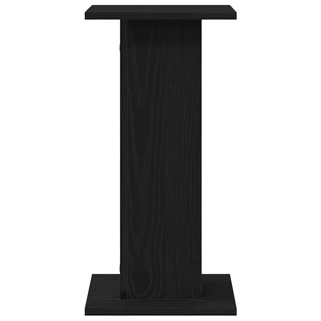 Speaker Stands 2 pcs Black Oak Look 30 x 30 x 60 cm