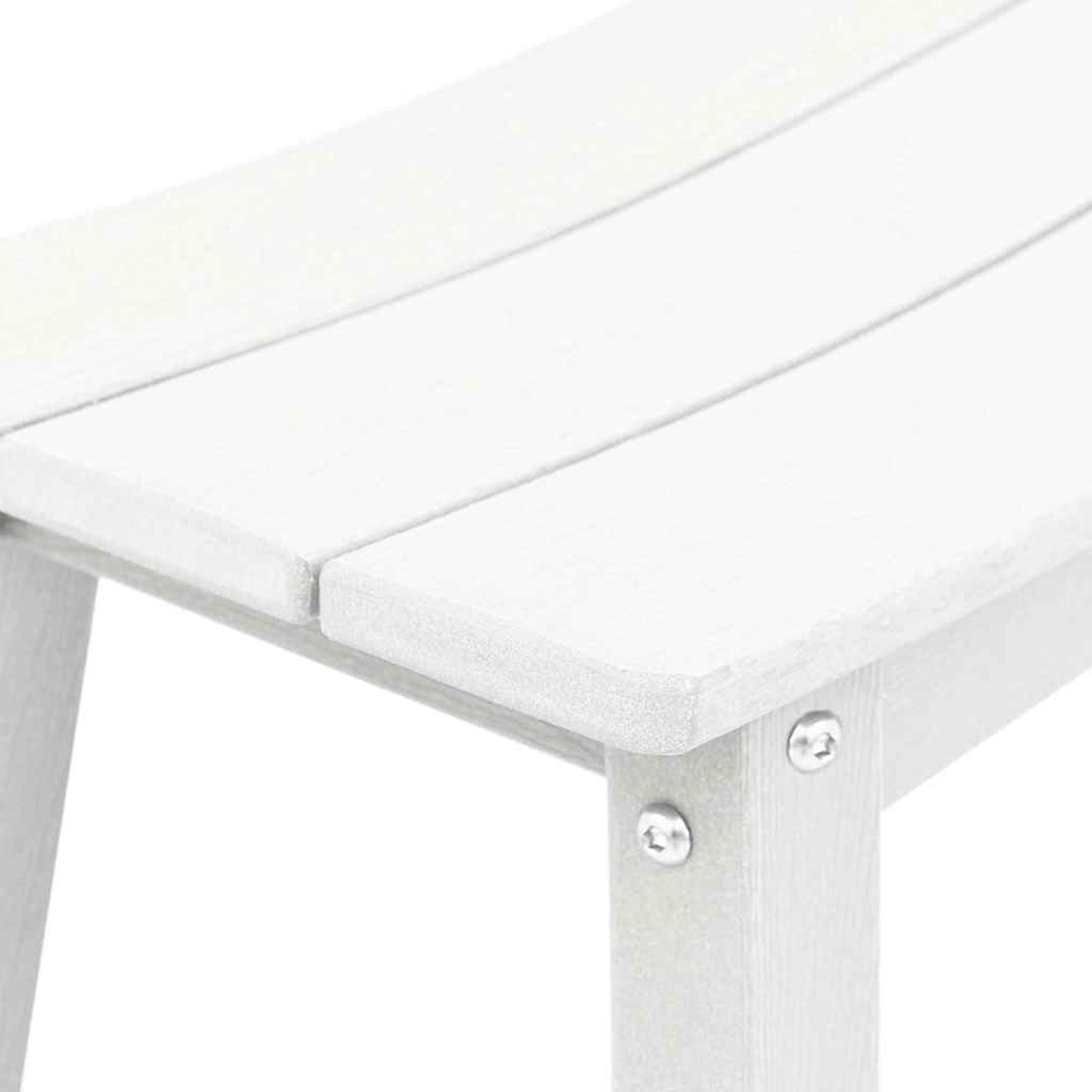 Barhocker 2 pcs Weiß 52 x 43 x 73,5 cm HDPE