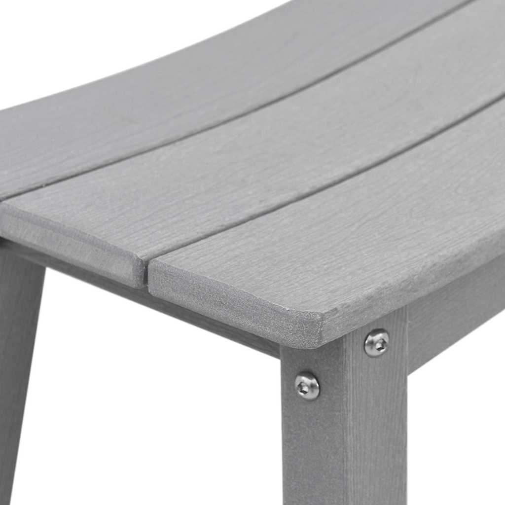 Barhocker 2 pcs Hellgrau 52 x 43 x 73,5 cm HDPE