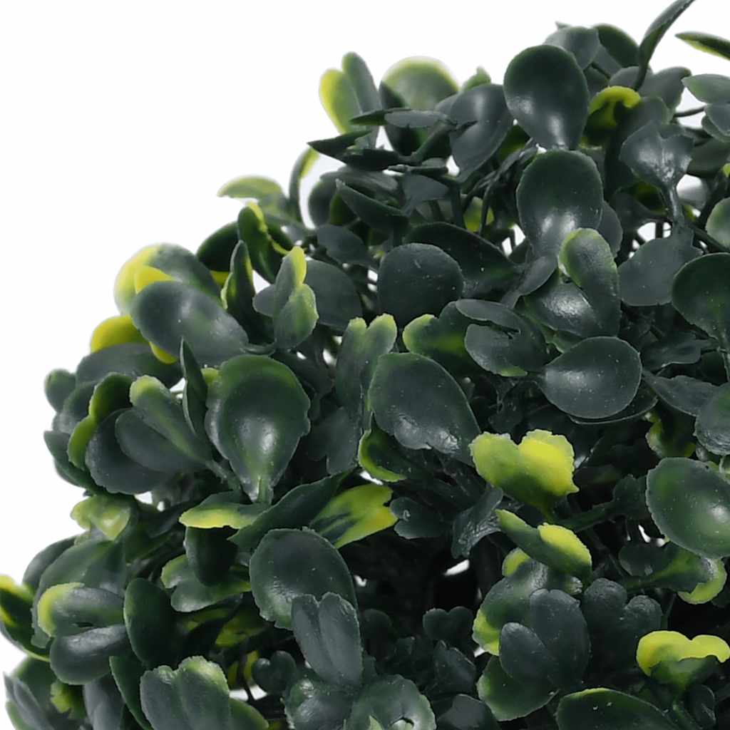 Artificial Boxwood Balls with LED Lights 4 Pcs. Green 12 cm
