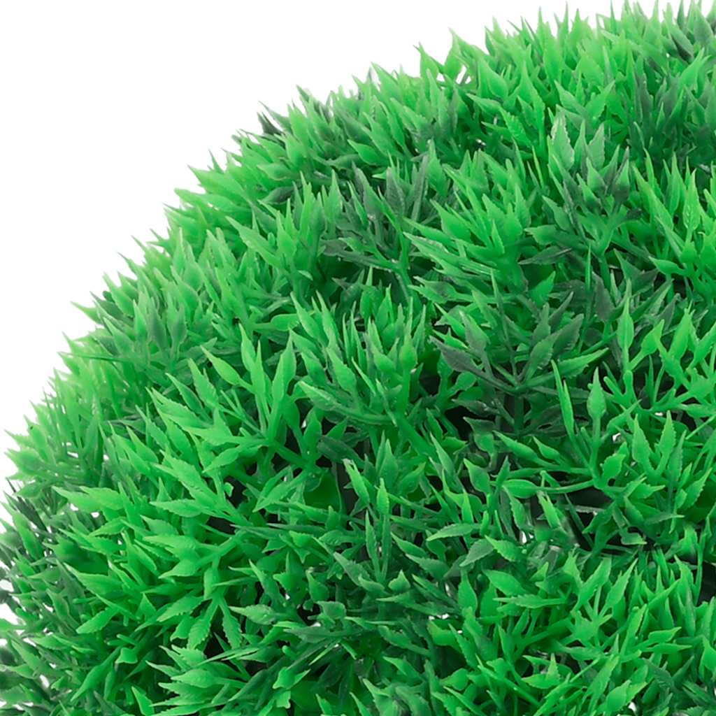 Artificial Boxwood Spheres with LED Lights 2 pcs Green 22 cm