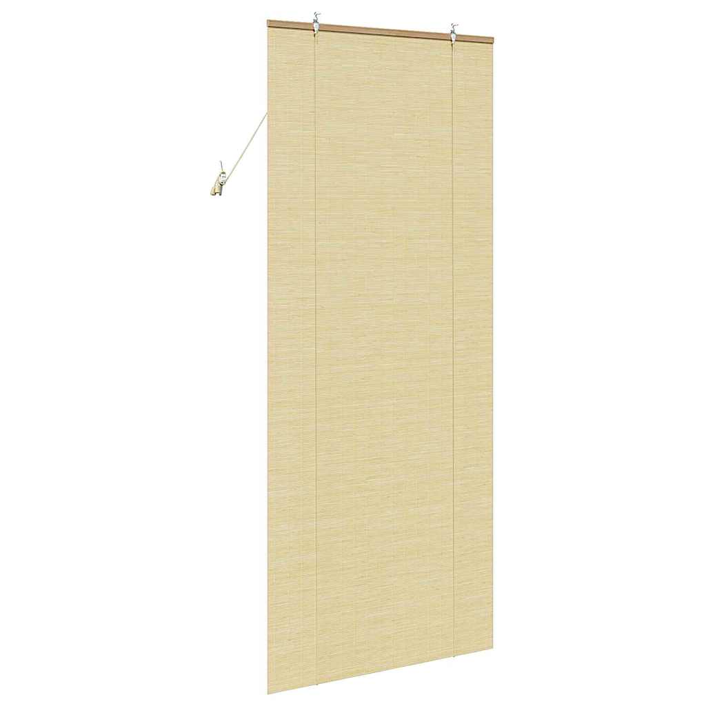 Roller blind with curtains Natural 90 x 220 cm Bamboo