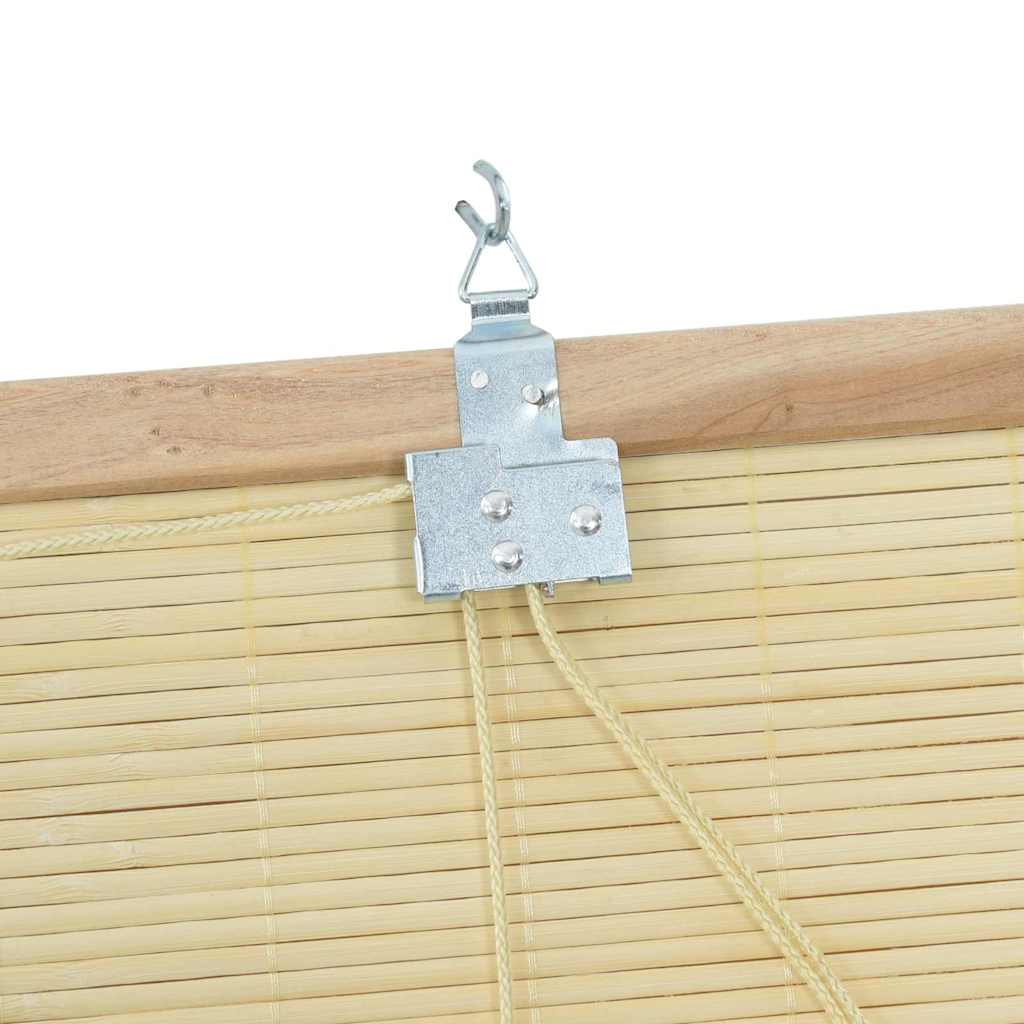 Store avec rideaux naturel 110 x 160 cm bambou