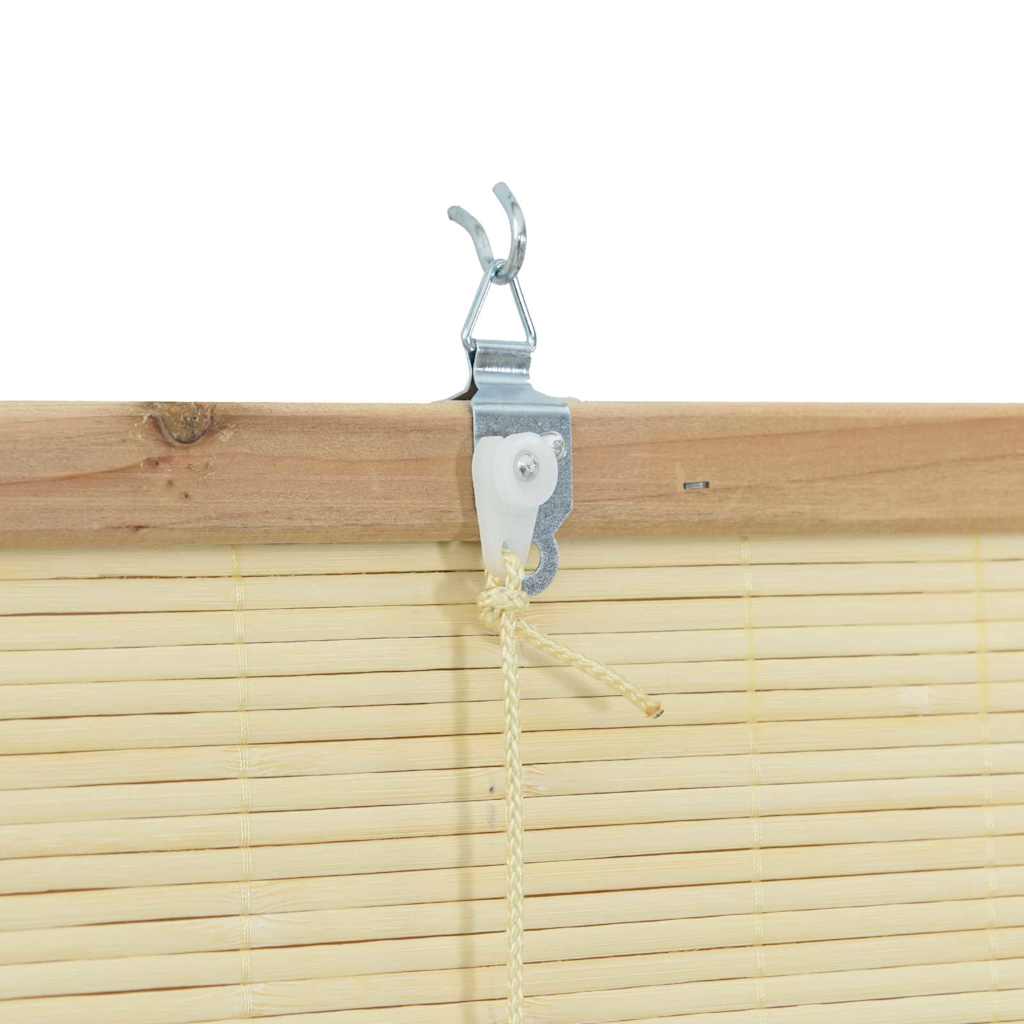 Store avec rideaux naturel 110 x 160 cm bambou