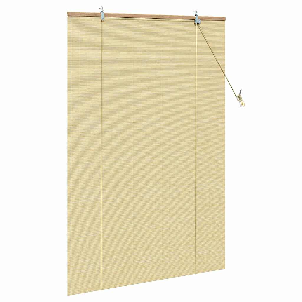Store avec rideaux naturel 110 x 160 cm bambou