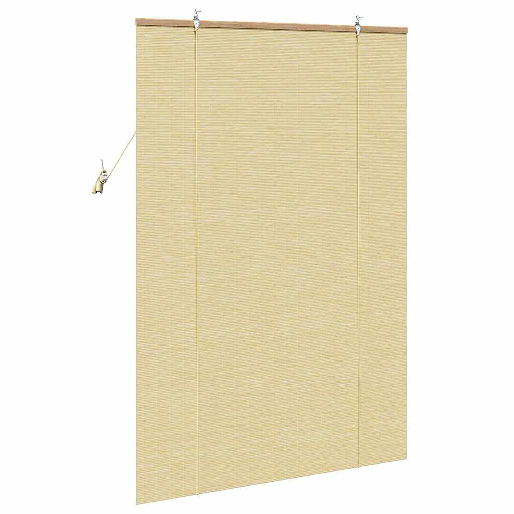Store avec rideaux naturel 110 x 160 cm bambou