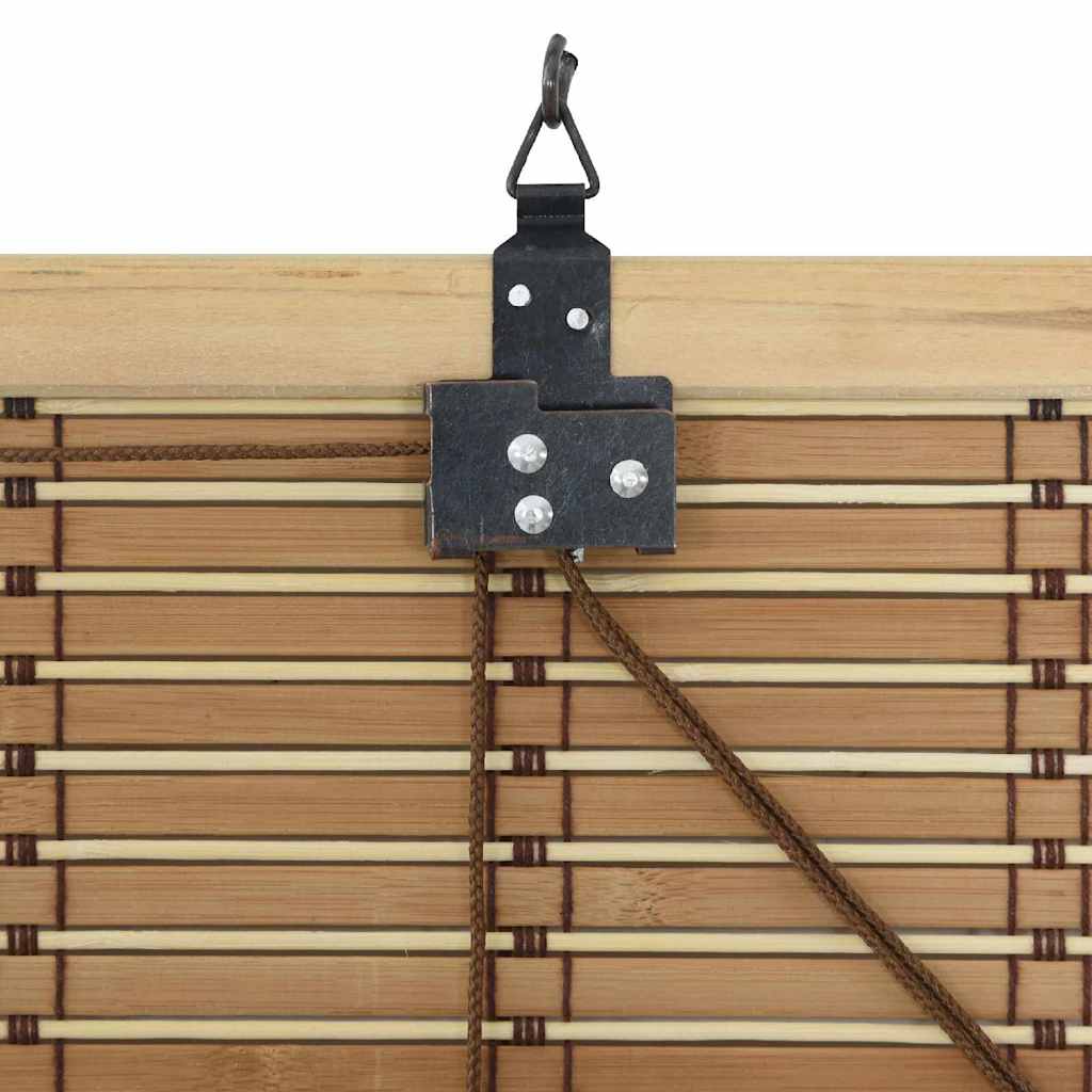 Store avec rideaux naturel 60 x 160 cm bambou