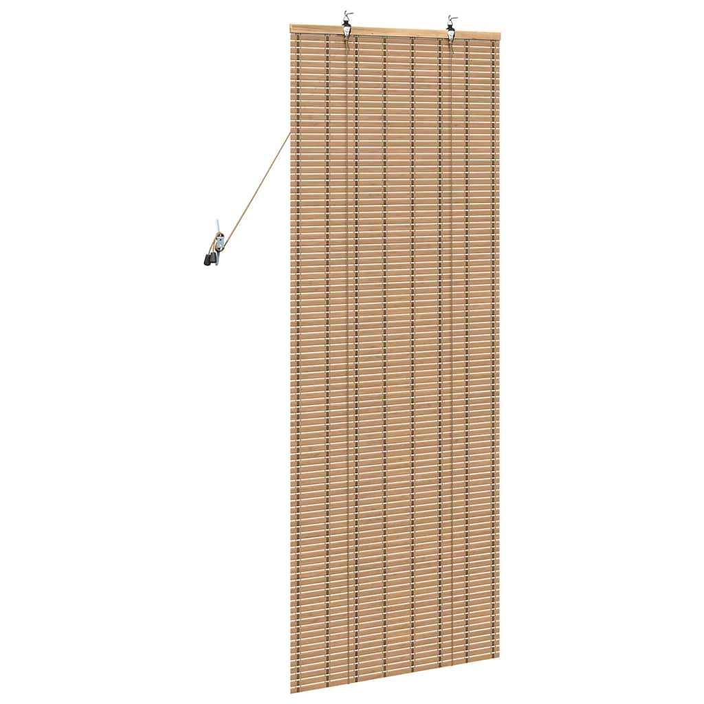 Store avec rideaux naturel 60 x 160 cm bambou