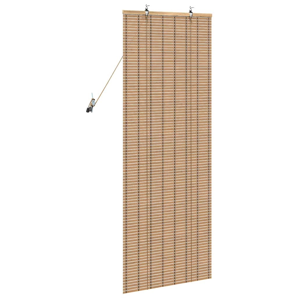 Store avec rideaux naturel 60 x 160 cm bambou