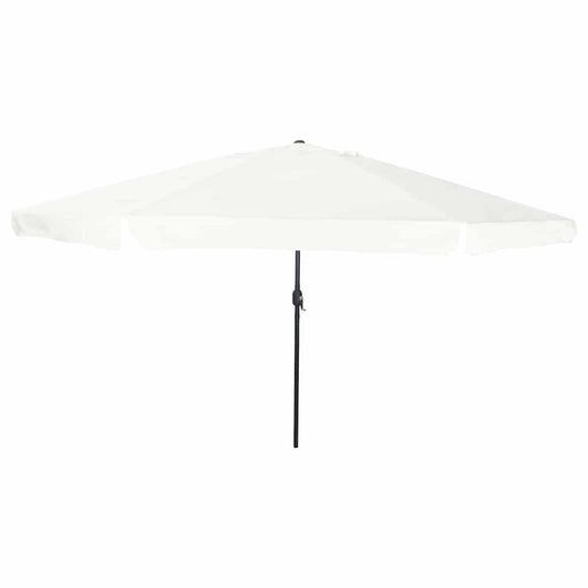 Garten-Sonnenschirm Sand 395 x 395 x 245 cm Polyester und Stahl