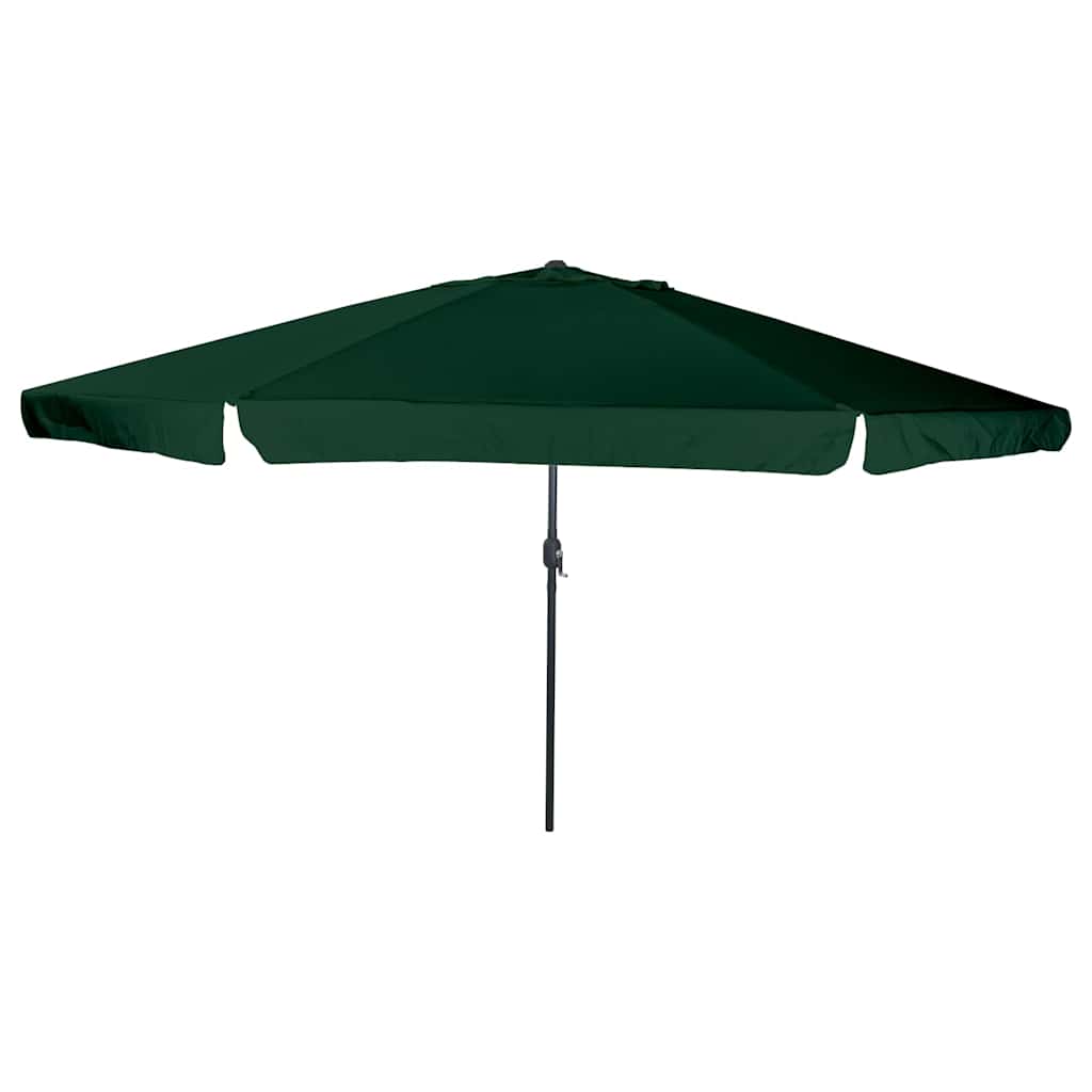 Garten-Sonnenschirm Grün 395 x 395 x 245 cm Polyester und Stahl