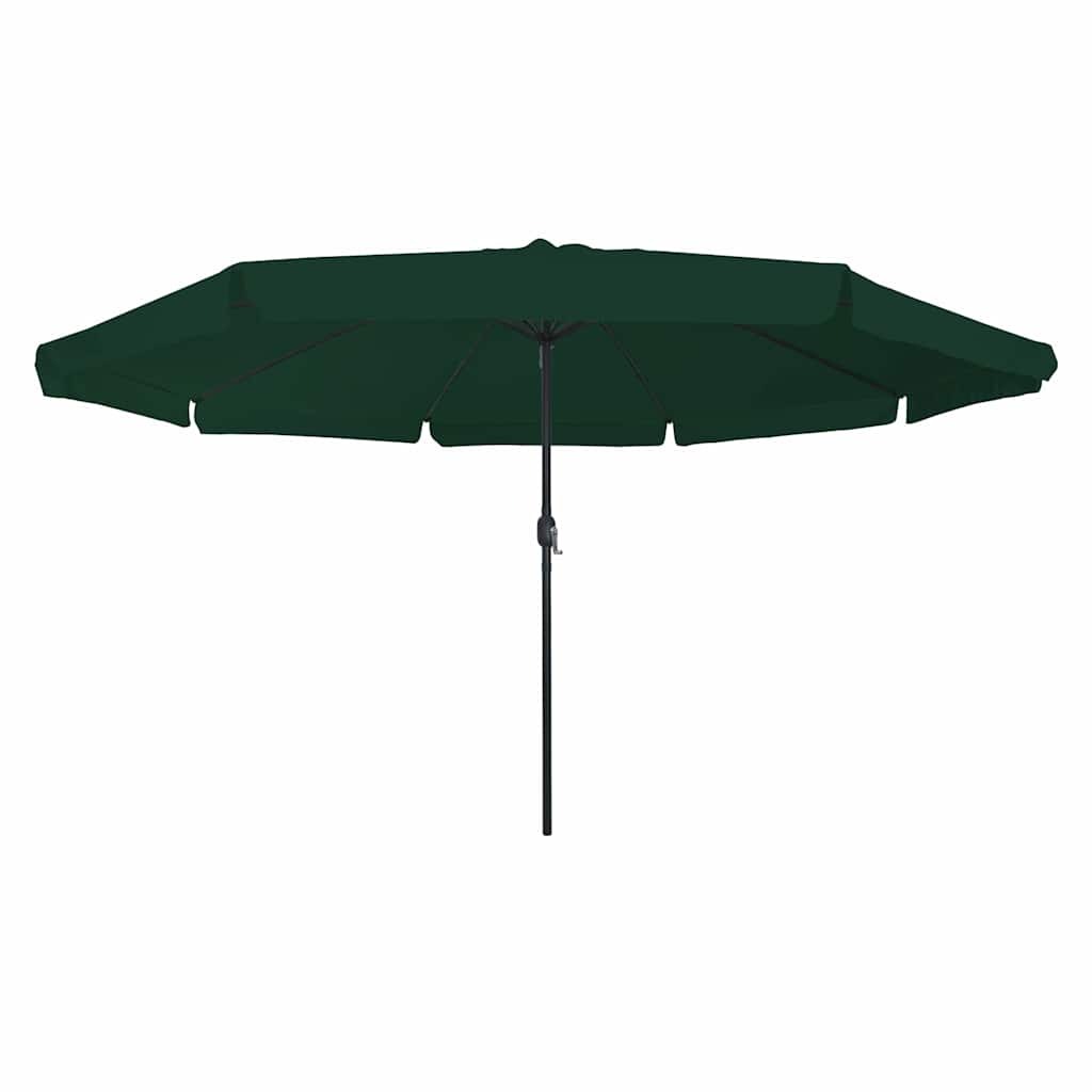 Garten-Sonnenschirm Grün 395 x 395 x 245 cm Polyester und Stahl