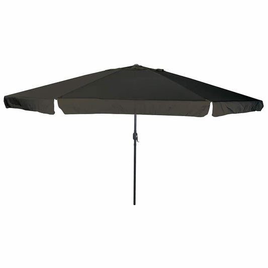 Garten-Sonnenschirm Schwarz 395 x 395 x 245 cm
