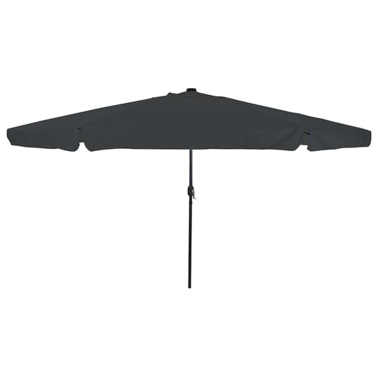 Garten-Sonnenschirm Anthrazit 395 x 395 x 245 cm Polyester