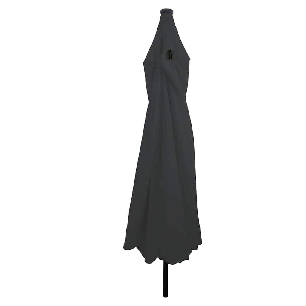 Garten-Sonnenschirm Anthrazit 395 x 395 x 245 cm Polyester