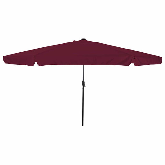 Garten-Sonnenschirm Bordeauxrot 395 x 395 x 245 cm Polyester