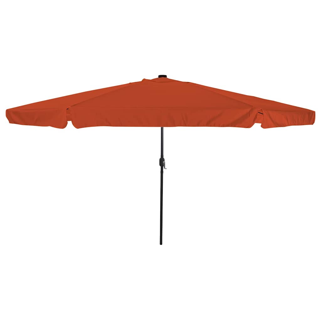 Garten-Sonnenschirm Terrakotta 395 x 395 x 245 cm Polyester