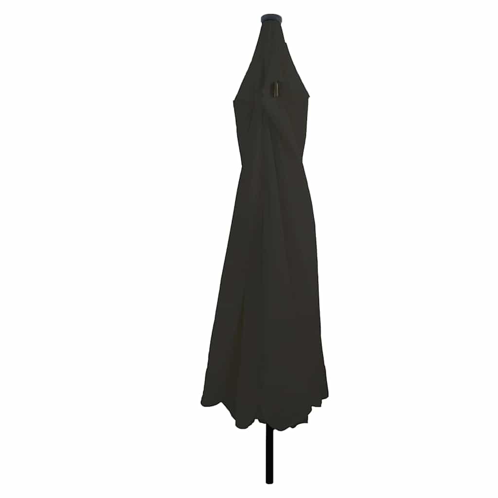 Garten-Sonnenschirm Schwarz 395 x 395 x 245 cm Polyester