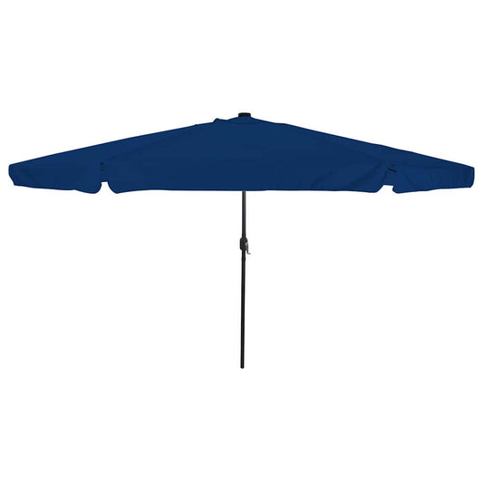 Garten-Sonnenschirm Azurblau 395 x 395 x 245 cm Polyester