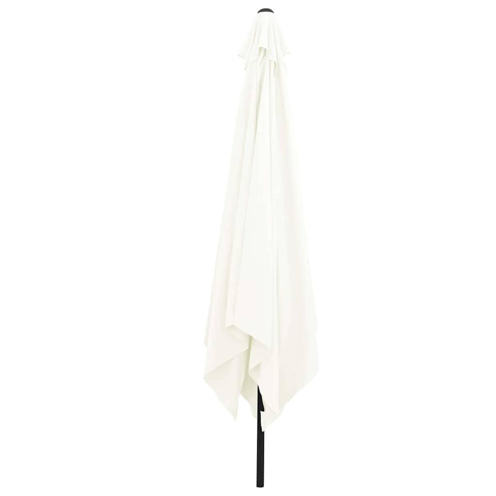 Garten-Sonnenschirm Sand 295 x 295 x 245 cm Polyester und Stahl
