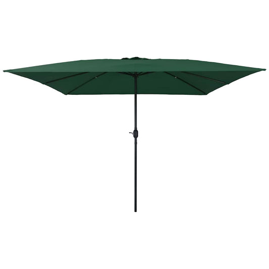 Garten-Sonnenschirm Grün 295 x 295 x 245 cm Polyester und Stahl