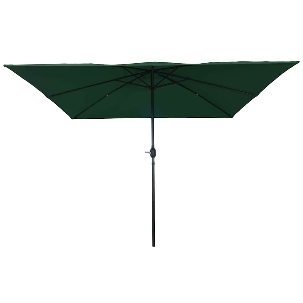 Garten-Sonnenschirm Grün 295 x 295 x 245 cm Polyester und Stahl