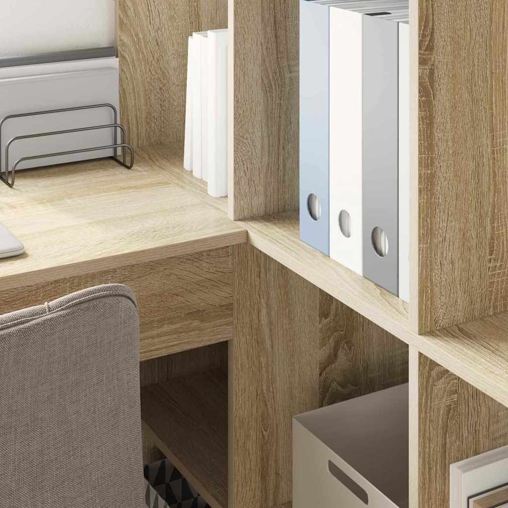 Corner desk Sonoma oak 101.5 x 149.5 x 149.5 cm