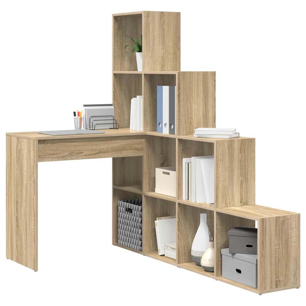 Corner desk Sonoma oak 101.5 x 149.5 x 149.5 cm