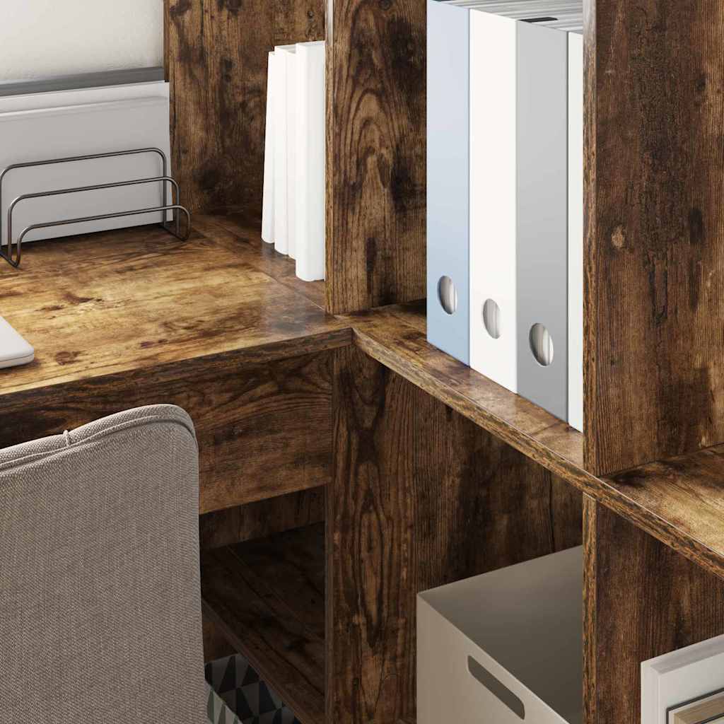 Corner Desk Smoked Oak 101.5 x 149.5 x 149.5 cm