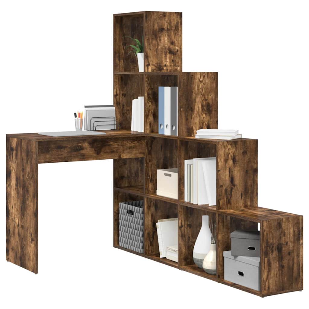 Corner Desk Smoked Oak 101.5 x 149.5 x 149.5 cm