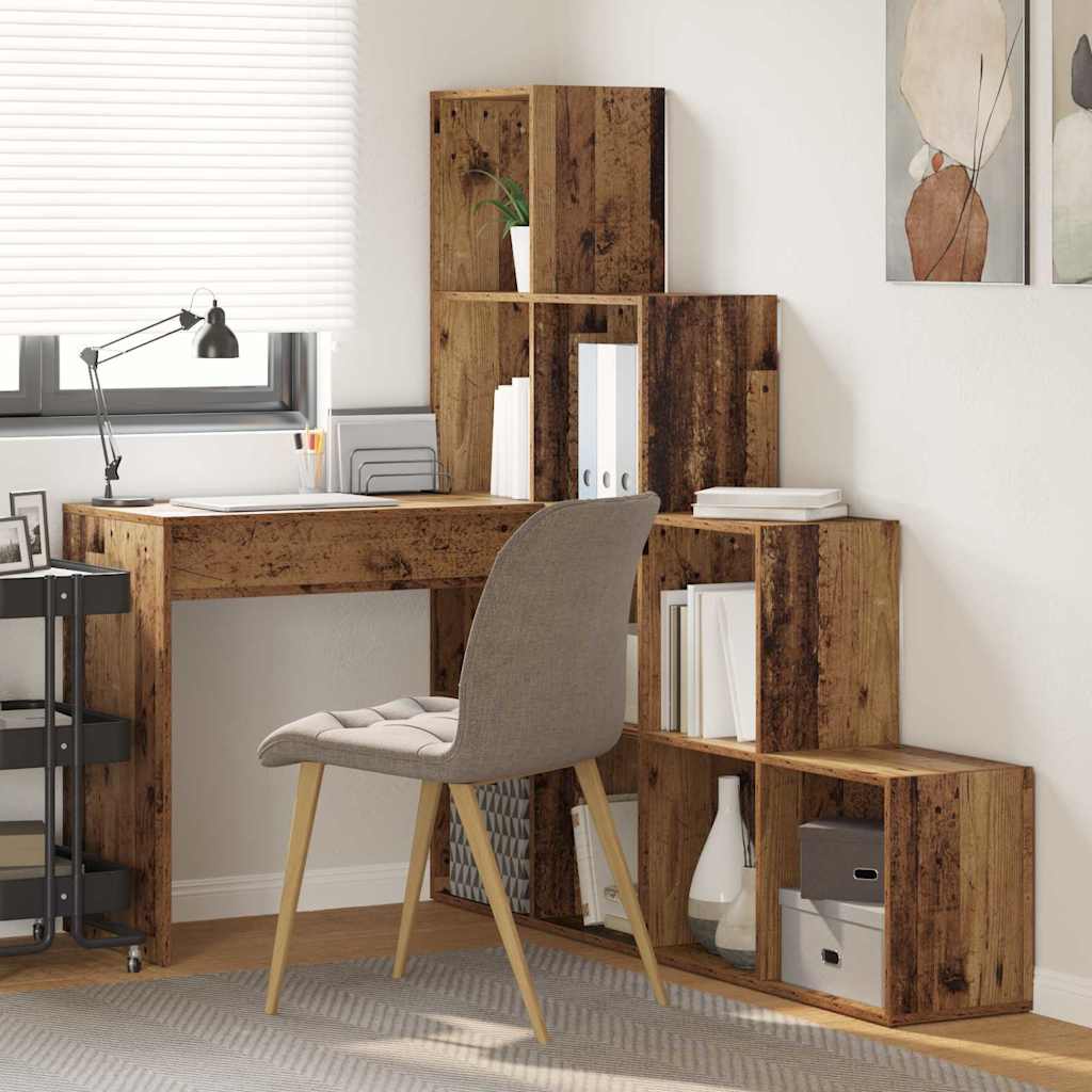 Corner Desk Reclaimed Wood 101.5 x 149.5 x 149.5 cm Engineered Wood
