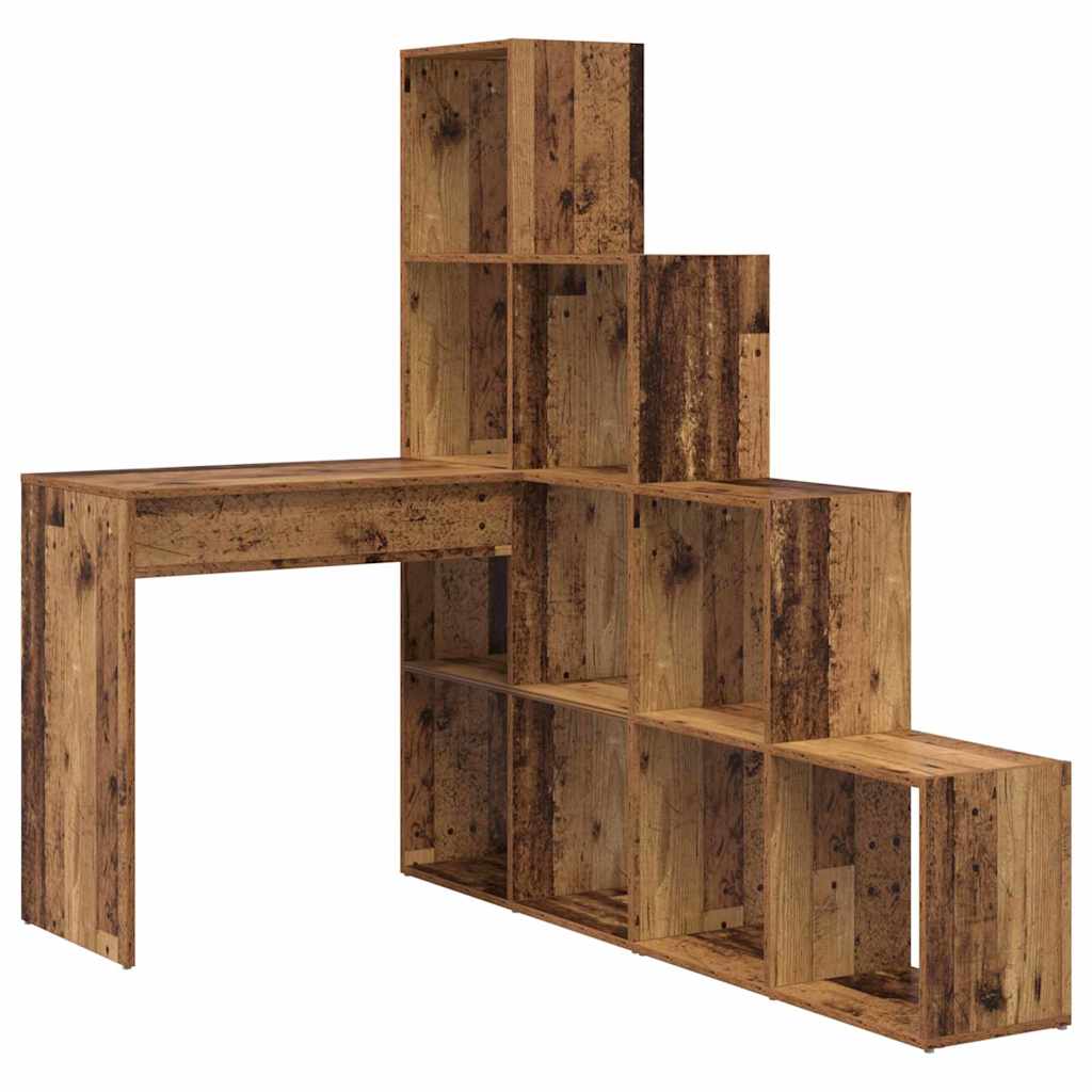 Corner Desk Reclaimed Wood 101.5 x 149.5 x 149.5 cm Engineered Wood