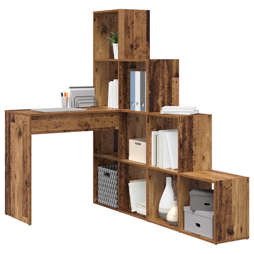Corner Desk Reclaimed Wood 101.5 x 149.5 x 149.5 cm Engineered Wood