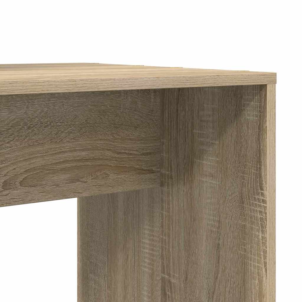 Schreibtisch Sonoma-Eiche 138,5 x 55 x 143 cm Holzwerkstoff