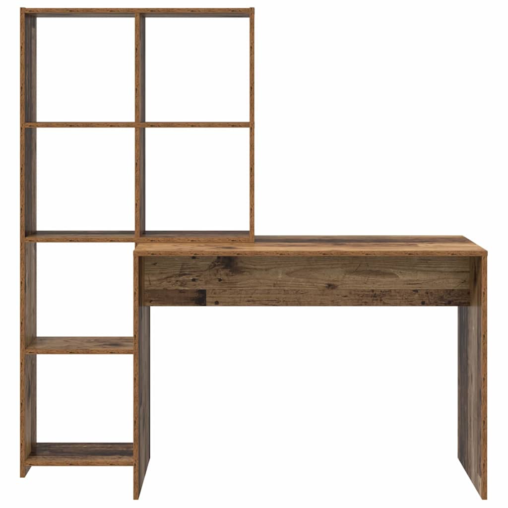 Schreibtisch Altholz 138,5 x 55 x 143 cm Holzwerkstoff