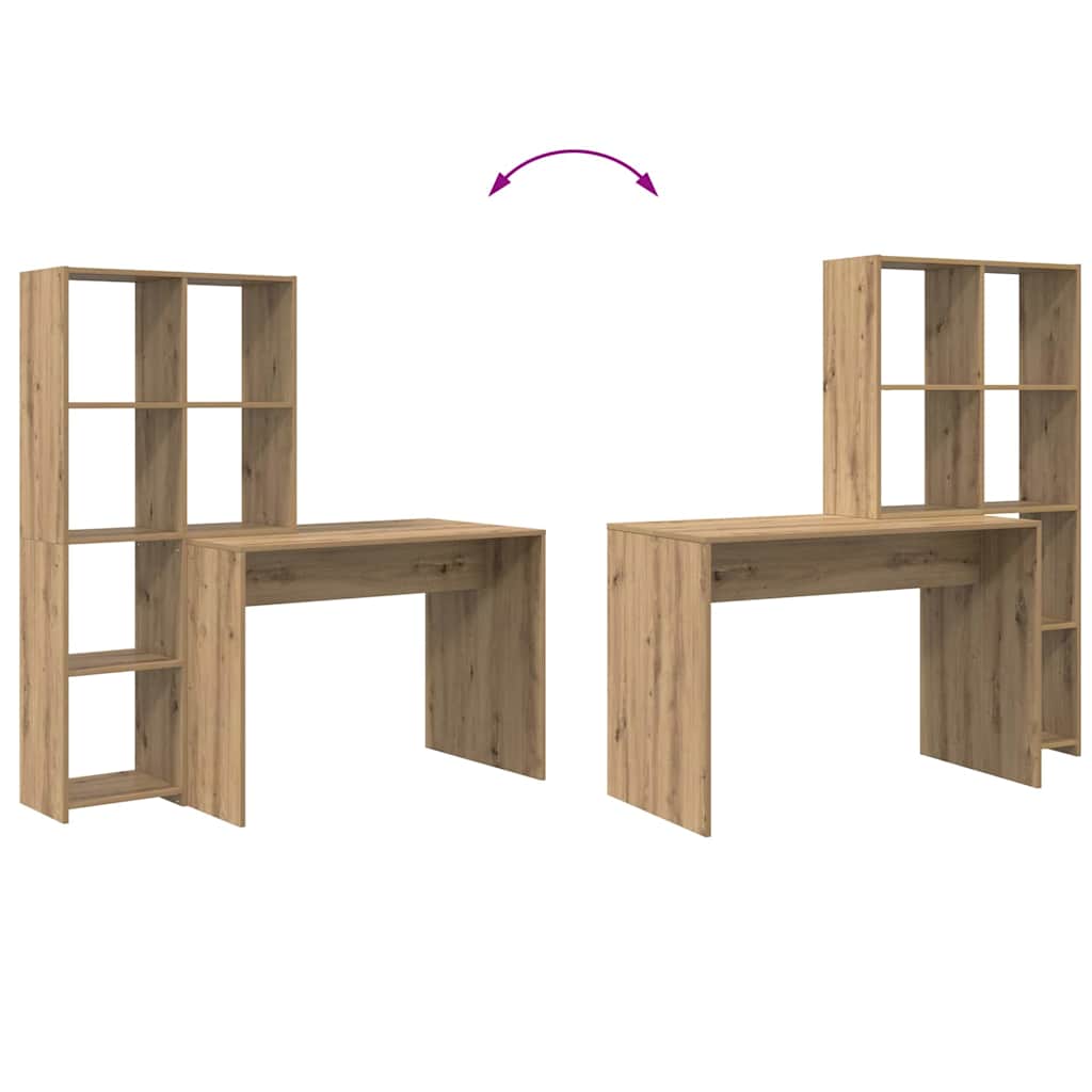 Desk Artisan Oak 138.5 x 55 x 143 cm Engineered Wood
