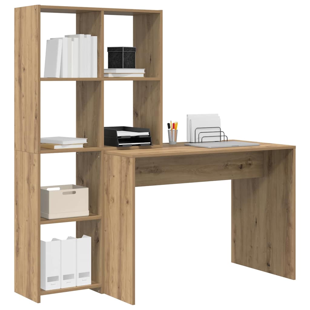 Desk Artisan Oak 138.5 x 55 x 143 cm Engineered Wood