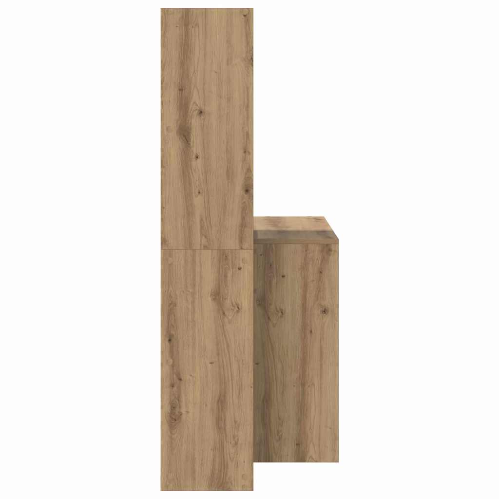 Desk Artisan Oak 138.5 x 55 x 143 cm Engineered Wood
