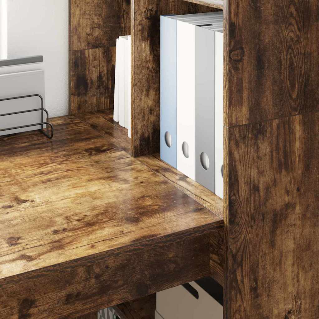 Schreibtisch Geräucherte Eiche 122 x 67 x 145 cm Holzwerkstoff