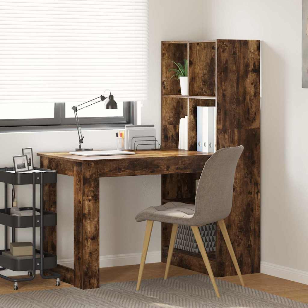 Schreibtisch Geräucherte Eiche 122 x 67 x 145 cm Holzwerkstoff