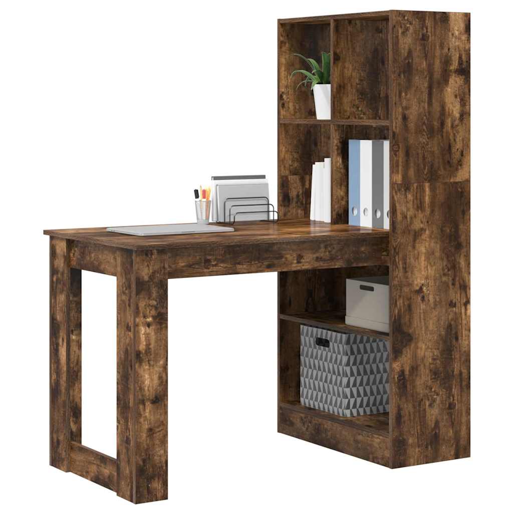 Schreibtisch Geräucherte Eiche 122 x 67 x 145 cm Holzwerkstoff
